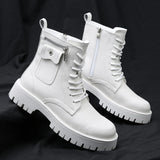 Men's English Style Thick Sole Design Men Boots Layer Leather Casual Boots MartLion