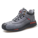 Waterproof Safety Shoes Men's anti spark welding anti puncture work steel toe work boot anti slip work sneakers MartLion   