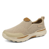 Men's Shoes Anti Slip Versatile Casual Classic Sports Canvas Breathable Casual Walking MartLion Khaki 39 