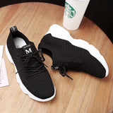 Mesh Sneakers Women's Korean-Style Casual Shoes Soft Bottom Running Mart Lion   