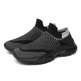 Casual Shoes Men's Mesh Slip on Outdoor Sport Running Lightweight Gym Traning Sneakers Non-slip Mart Lion   