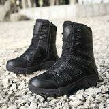Men's Tactical Military Boots Winter Leather Waterproof Desert Combat Army Work Shoes MartLion   