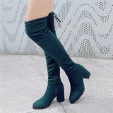 Spring Autumn Women Over the Knee Boots High Heel Woman Thigh High Boots Small MartLion   