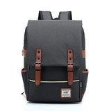 Oxford Waterproof Laptop Backpacks Large Capacity Men's Canvas Travel Bag Women Students School Books Backpack Mart Lion Dark Grey 16 Inches 