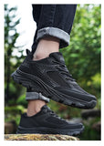 Outdoor Breathable Mesh Casual Sneakers Men's Slip Resistant Lightweight Shoes Trendy Footwear MartLion   