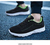 Men's Lace Up Knit Sneakers Casual Outdoor Athletic Running Walking Gym Sports Outdoor Male Women Breathable Shoes MartLion
