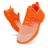 Light Running Shoes Casual Men's Sneaker Breathable Non-slip Wear-resistant Outdoor Walking Sport Mart Lion orange 7 China
