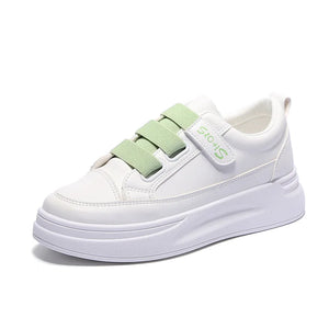 Spring Summer Shoes Women Sneakers Young Ladies Street Casual White Thick Sole MartLion   