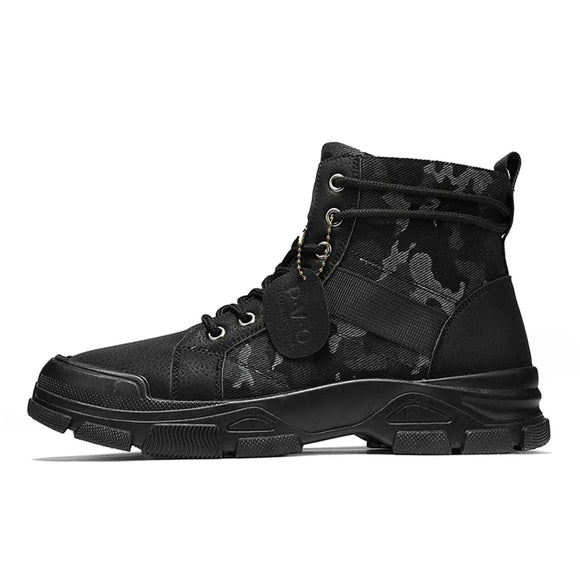 Hikng Boots for Men High Top Camouflage Desert Casual Flats Mens Boot Breathable Non Slip Work Safty Shoes MartLion