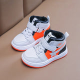 Autumn Winter Children Board Shoes Baby Soft Warm Sports Boys Girls Cotton Kids Mid-top Running MartLion WHITE 30 