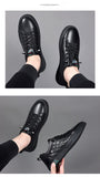 Men's Casual Shoes Designer Luxury Knurling Genuine Leather Flats Skateboard Street Sneakers Mart Lion   