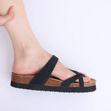 Summer Women's Platform Cork Sandals Deep Sole Mules Clogs Sandals with Arch Support Strap Adjustable Buckle MartLion   