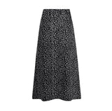 women long skirt summer Versatile floral skirt Casual Wrap Middle dresses classic beach MartLion   