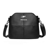 Women Bag Shoulder Crossbody Messenger Bag Female Handbag Luxury Designer Mom Small Bag Satchels Mart Lion Black  
