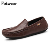 Classic Men's Loafers Genuine Leather Shoes Designer Moccasins Slip On Lazy Driving Footwear Office Zapatos Mart Lion   
