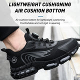 Men's Safety Shoes Sneakers Puncture Proof Industrial Work Boots Anti-smashing Steel Toe Indestructible MartLion   
