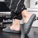 Summer Breathable Men's Slippers Outdoor Casual Shoes Slip On Unisex Sneakers Non-slip Bathroom Lightweight Sneakers Mart Lion   