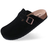 Classic Cork Slippers And Clogs For Women Men's Slip-on Cork Mules Sandals Summer Beach Shoes Arch Support Flat MartLion   