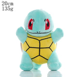 Pokemon Pikachu Plush Toys Eevee Charmander Squirtle Charizard Sylveon Toy Anime Gengar Mewtwo Scorbunny Stuffed Dolls Kids Gift MartLion Squirtle 20cm  