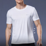 T Shirt Men Solid Color T-shirt Simple style Male Casual T shirt MartLion   