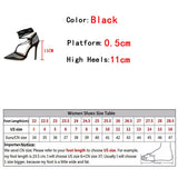 Liyke Thigh High Cross Lace-Up Stiletto Heels Hollow Out Mesh Pointed Toe Women Pumps Sandals Party Dress Shoes Mart Lion   