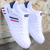 White Vulcanized Sneakers Boys Flat Shoes Men's Autumn Spring Sneakers Sapatenis Masculino chaussures MartLion   