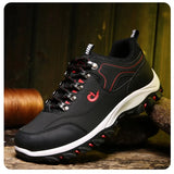 Men's Hiking Shoes Outdoor Anti Slip Rubber Sole Mountain Sneakers Wear Resistant Boots Climbing Smaller Than Normal MartLion   