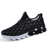 Men's Sports Shoes Breathable Casual Walking Shoes Clothing Tennis Sports MartLion black 42 CHINA
