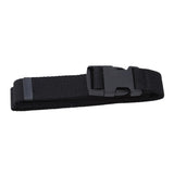 Military Men's Belt Army Belts Adjustable Belt Outdoor Travel Tactical Waist Belt with Plastic Buckle for Pants 120cm MartLion S5-Black 116cm 120cm 