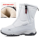 Men's Boots Winter Shoes Warm Snow Mid-calf Warm Thick Plush Winter Women Cotton MartLion