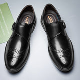  100% Genuine Leather Shoes Men's Dress Shoes Formal Oxfords Sapato Social Masculino Mart Lion - Mart Lion