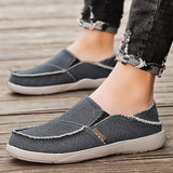 Men's Loafers Canvas Shoes Casual Sneakers Slip On Footwear Mart Lion   