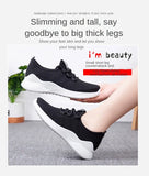 Women Mesh Breathable Casual Sneakers Lace-up Vulcanized Shoes Ladies Platform Sneakers MartLion   