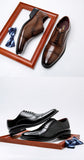 Men's Split Leather Shoes Rubber Sole Office Dress Lether Genuine Wedding Party Mart Lion   