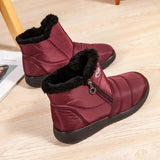 Waterproof Snow Boots Woman Winter Warm Plush Lined Boots for Women Leisure  Cotton Shoes Ladies MartLion   