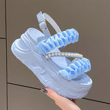 High Heel Women Sandals Summer Casual Pearls Roman Shoes Designer Platform Female Mart Lion 2 35 