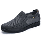 Mesh Breathable Slip-On Shoes Men's Sneakers Loafers Tennis Soft Lightweight Flats Summer Casual Mart Lion   