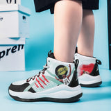 High Top Children Sneakers Boy Basketball Shoes Non-slip Kids Sports Tennis Boy Outdoor Athletic Trainer Running Shoes MartLion   