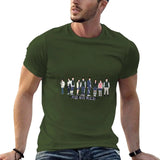 T-Shirt sweat shirts short kawaii clothes for men's MartLion Army Green L 