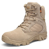 Outdoor Working Shoes Men's Snow Boots Winter Warm Cotton Anti-Slip Tactical Military Desert Combat MartLion Sandy 39 