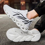  Red Shoes Men's Casual Sneakers Mesh Breathable Running Trainers Sports Lightweight Vulcanize MartLion - Mart Lion