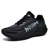 Running Shoes Men's Casual Sneakers Cushioning Basic Walking Choice Outdoor Sport Lightweight MartLion black 39 