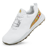 Golf Shoes Men's Breathable Golf Wears Outdoor Light Weight Golfers Shoes Comfortable Walking Sneakers MartLion BaiJin 40 