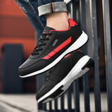 Leather Men's Shoes Breathable Sneakers Casual Walking Leisure Lightweight Tenis Masculino Zapatillas Hombre Mart Lion   