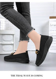 Shoes Trend Slip On Loafers Ballet Flats Ladies Sneakers Women's Summer Comfort Footwear Casual Mom Cotton MartLion   