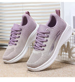 High Appearance Level Thick Sole Increase Mesh Lace-up All Non-slip Breathable Sports Women's Single Shoes MartLion   