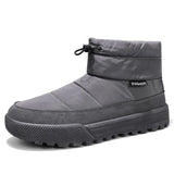 Padded Thickened Snow Boots Anti-slip Casual Men's Shoes Lightweight Cotton MartLion GRAY 39 