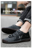 Men's Leather Casual Shoes Outdoor Soft Homme Classic Ankle Flats Moccasin Trend MartLion   