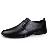 Men Dress Shoe Oxfords Lace Up Italian Men's Casual Shoes MartLion Style 1 46 