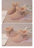 Casual Kids' Shoes Anti-slip Warm Cotton Children's Snow Boots Padded Winter Boys' Shoes Lightweight MartLion   